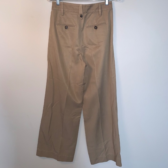 Madewell Wide Leg Pants Lyocell Cotton Linen 0 - Picture 2 of 9